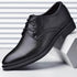 Elegant Men's Black Leather Oxfords for Formal Occasions - Perfect Wedding, Party, Office, and Business Shoes for Men